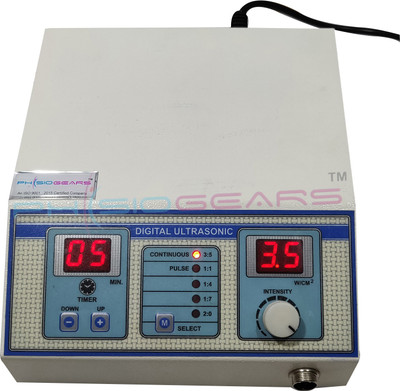 

Physiogears Ultrasound Machine/ Ultrasonic (Heavy Duty) Physiotherapy Equipment Electrotherapy Device(MG-103-PG)