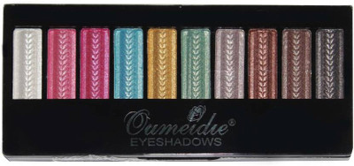 

OUMEIDIE 10 Colors Eyeshadow 15 g(Gold)