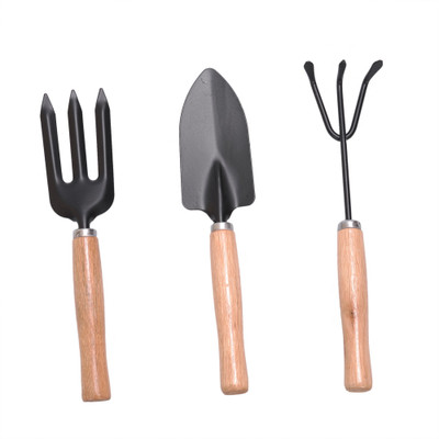 Life n Leaf Black Set of 3 Garden Tools/Trowels/ Forks/Accessories/ Garden Tool Kit(3 Tools)