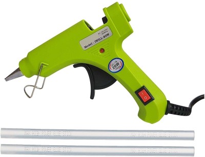 bandook 20W With 02 Sticks Hot Melt Gun Color Light Green With Power Indicator For Art and Crafts , Diy , Kirigami , Paper , PCB , Plush Toys , Wood , Box Standard Temperature Corded Glue Gun(7 mm)