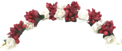 

GiftsBouquet Flower Gajra Hair Bun Juda Accessories For Women Hair Accessory Set(Multicolor)