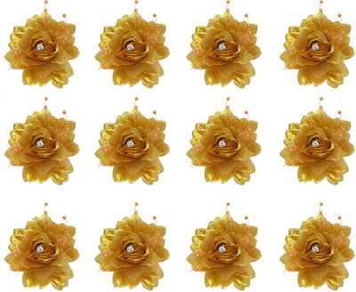 

Prime Combo Of Flower Hair Clips For Women, Big Size Hair Clips For Women And Girls, Set Of 12, Pack Of 1 Hair Clip(Yellow)