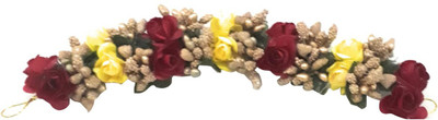 

GiftsBouquet Flower Gajra Hair Bun Juda Accessories For Women Hair Accessory Set(Multicolor)