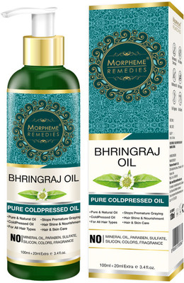 

Morpheme Remedies Pure Bhringraj Hair Oil (ColdPressed & Undiluted) Hair Oil(120 ml)