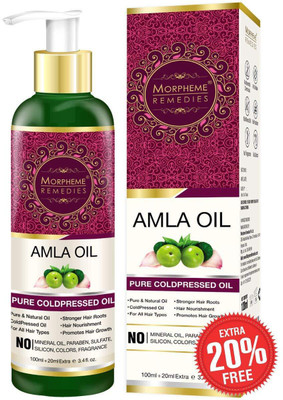 Morpheme Remedies Pure Amla Hair Oil (ColdPressed & Undiluted) Hair Oil(120 ml)