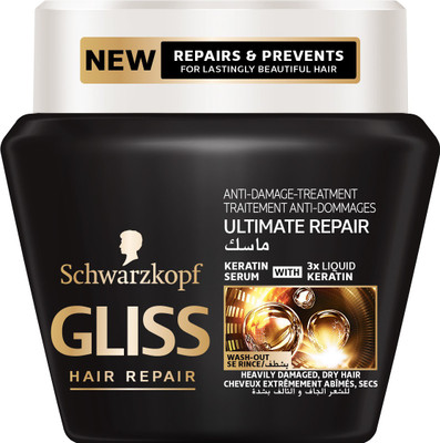 

Schwarzkopf Gliss Hair Repair Ultimate Repair Anti Damage Treatment(300 ml)