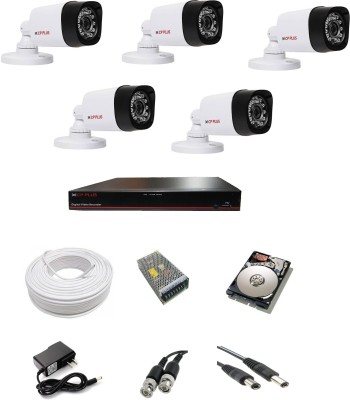 CP PLUS 1.3 MP 8 CH DVR Kit with 5 Bullet Camera, 1 TB HDD and all required accessories. Security Camera(6 TB, 8 Channel)
