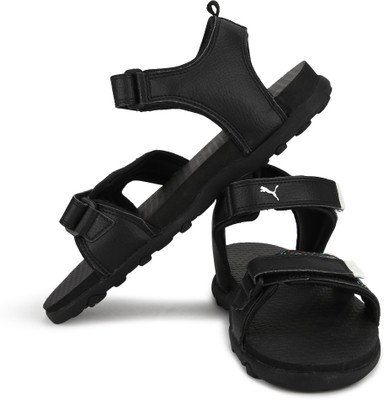 

Puma Boys & Girls Velcro Sports Sandals(Black, Puma black puma white