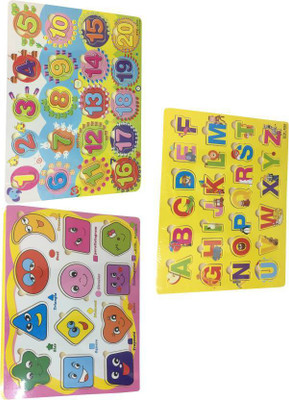 

Civil earn n Fun 3 in 1 Learning Wooden toys for Children(Multicolor)
