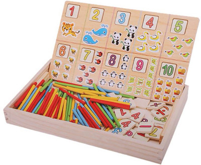

Webby Wooden Study Box for Basic Math for Kids(Multicolor)