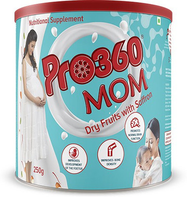 

pro360 MOM DRY FRUITS WITH SAFFRON Nutritional Beverage Mix 250 g