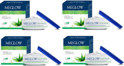 

Meglow Natural Aloe vera & cucumber Cold Cream With Sun protection Moisturizing Cream(200 g)
