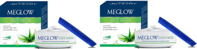 

Meglow Natural Aloe vera & cucumber Cold Cream With Sun protection Moisturizing Cream(100 g)