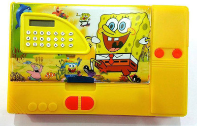 

Browner Sponge Bob Sponge Bob Art Plastic Pencil Box(Set of 1, Multicolor)