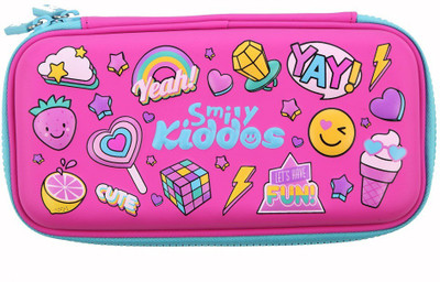 

Smily Kiddos 1 Cute Art Polyester Pencil Box(Set of 1, Purple)