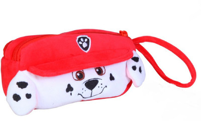 

WAMA RETAILS MARSHAL RED PENCIL BOX/POUCH SOFT ARTIFICIAL Art Polyester Pencil Box(Set of 1, Red)