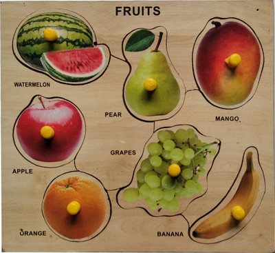 

WISSEN Economy Wooden Fruits learning puzzle(1 Pieces)