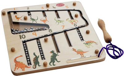 

Ttoys Wood Dino Magnetic Number Maze (Multicolour)(1 Pieces)