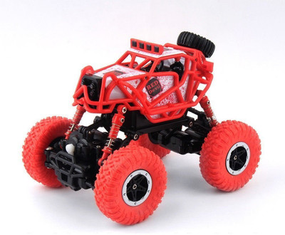 

RUDRA INTERNATIONAL Remote Controlled Rock Crawler Rock Through Off Road i-ghost RC Monster Truck, Four wheel Drive, 1:43 Scale 2.4 GHZ, Latest 2018 design and model(Red)