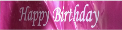 

Kala Decorators Birthday Dark Pink Color Sash for Girls Birthday Decoration