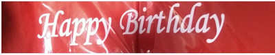 

Kala Decorators Birthday Red Color Sash for Birthday Decoration