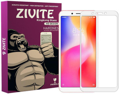 ZIVITE Edge To Edge Tempered Glass for Mi Redmi 6(Pack of 1)