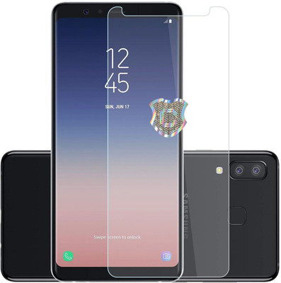CASE CREATION Edge To Edge Tempered Glass for Samsung Galaxy A8 Star 2018(Pack of 1)