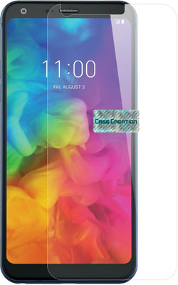 CASE CREATION Edge To Edge Tempered Glass for LG Q7 (2018)(Pack of 1)
