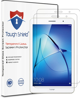 TOUGH SHIELD Tempered Glass Guard for Honor MediaPad T3 8.0 inch (Wi-Fi/LTE)(Pack of 2)