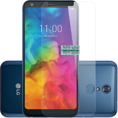CASE CREATION Tempered Glass Guard for LG Q7 (LMQ610YN) 2018(Pack of 1)