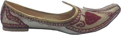 

rajputanaa juti Jutis For Men(Gold, Maroon, Off white