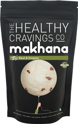 

The Healthy Cravings Co Roasted Makhana - Basil & Oregano(135 g, Pack of 6)