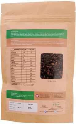 

HOME OF SPICES Black Pepper(Malabar) 100gms(100 g)