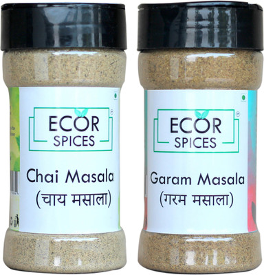 

ECOR SPICES Tea Masala- 100 gm, Garam Masala- 100 gm Combo(2 x 50 g)