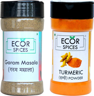 

ECOR SPICES Garam Masala- 100 gm, Turmeric- 100 gm Combo(2 x 50 g)