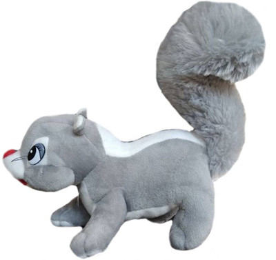 

Speoma SQUIRREL ANIMAL SOFT TOY [GREY] - 30 cm(Multicolor)