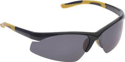 

Vast Premium Polarized Polycarbonate (Unbreakable) Cycling, Biking And Cricket Goggles(Silver, Yellow), Shiny;yellow