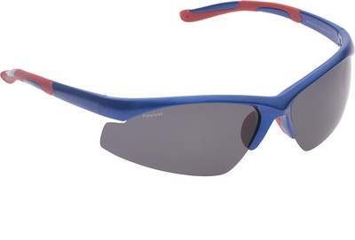 Vast Premium Polarized Polycarbonate (Unbreakable) Cyclin, Biking And Cricket Goggles(Blue), Shiny blue