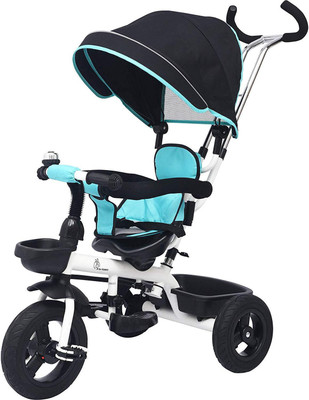 

R for Rabbit Tiny Toes Striker Baby Tricycle for kids with Striking Looks and Reverstible Seat (Green Black) TCTTRGB1 Tricycle(Green, Black)