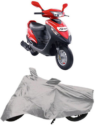 Utkarsh Two Wheeler Cover for Mahindra(Flyte, Silver)