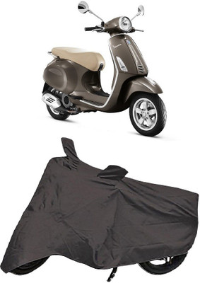 Utkarsh Two Wheeler Cover for Piaggio(Vespa VXL, Grey)