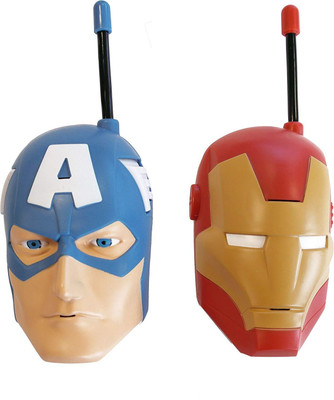 

Zahuu Avengers Iron Man & Captain America Walkie Talkie Set PSAH-0567 Walkie Talkie(Multicolor)
