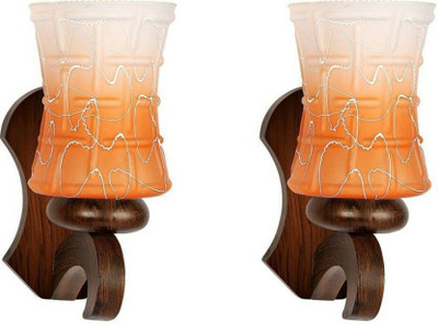 ZADLAXAR Uplight Wall Lamp Without Bulb(Pack of 2)