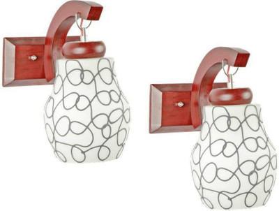 ZADLAXAR Pendant Wall Lamp Without Bulb(Pack of 2)