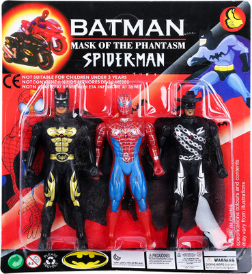 

AutoVHPR Pack of 3 Superheroes(Multicolor)