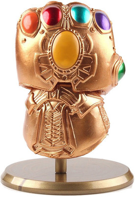 

Toy Mela Marvel Avengers Infinity War Thanos Infinity Gauntlet Bobble Head Bobbling Action Figure Car Dashboard Accessory(Multicolor)