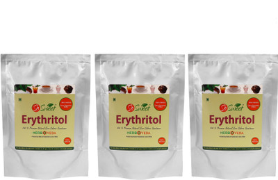 

SO SWEET Erythritol 750 gms , 100% Natural Sweetener - Sugarfree Sweetener(750 g, Pack of 3)
