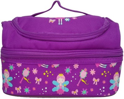 smily kiddos Smily Dual Slot Lunch Bag Lunch Bag(Purple, 20 L)
