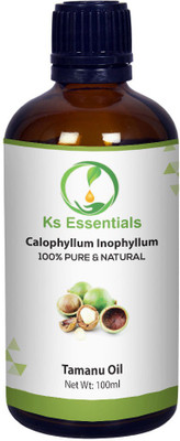 Ks Essentials 100% Pure Tamanu Oil (Calophyllum inophyllum) Natural Therapeutic Grade(100 ml)