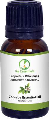 

Ks Essentials 100% Pure Copaiba Essential Oil (Copaifera officinalis) Natural Therapeutic Grade(15 ml)